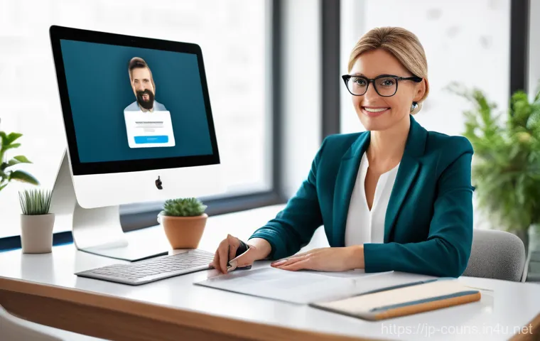 상담심리사로서 직업 윤리 준수 방법 - **Online Counseling: Secure Confidentiality and Digital Consent**
    A professional female counselo...
