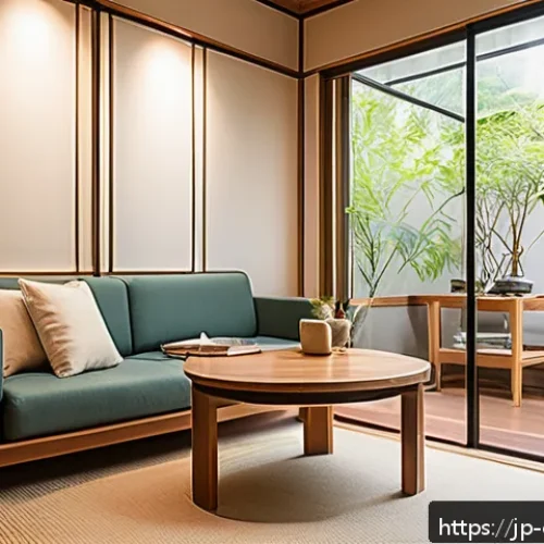 상담심리사 업무 중 나타나는 문제 사례 - A modern Japanese counseling room with a calm, warm atmosphere, featuring a female psychologist in p...