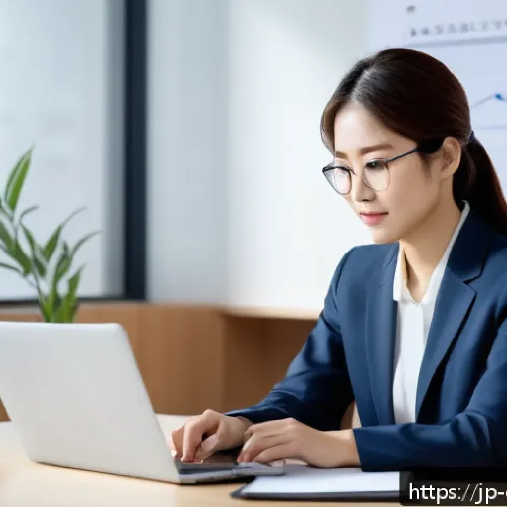 상담심리사 연봉 협상에서 유리한 팁 - A professional Japanese counseling psychologist in a modern office setting, dressed in neat business...